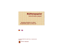 Tablet Screenshot of buettenpapier.freyerweb.at